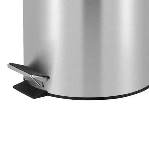 Poubelle à pédale Inox mat 12L