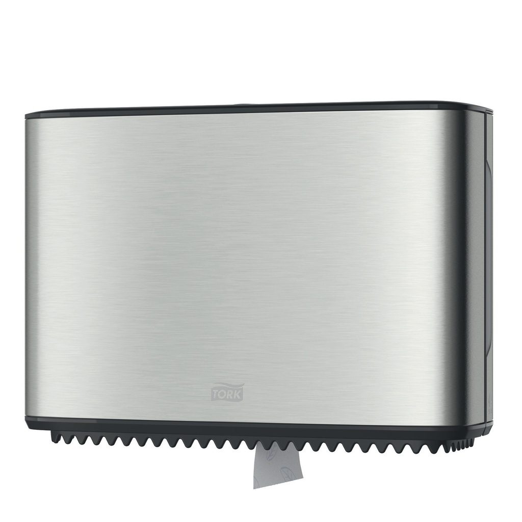 Distributeur Tork pour Papier toilette Mini Jumbo acier T2