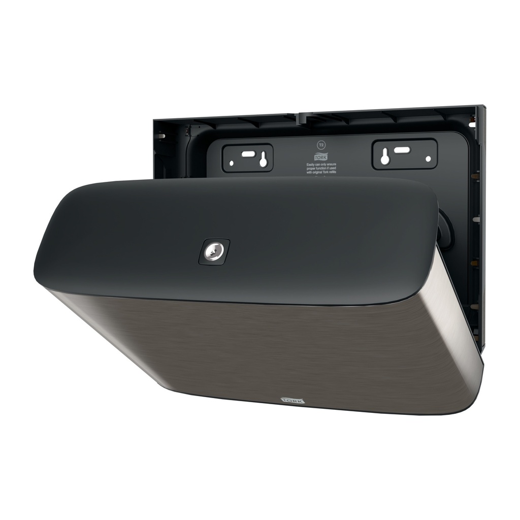 Distributeur Tork pour Papier toilette Mini Jumbo acier T2