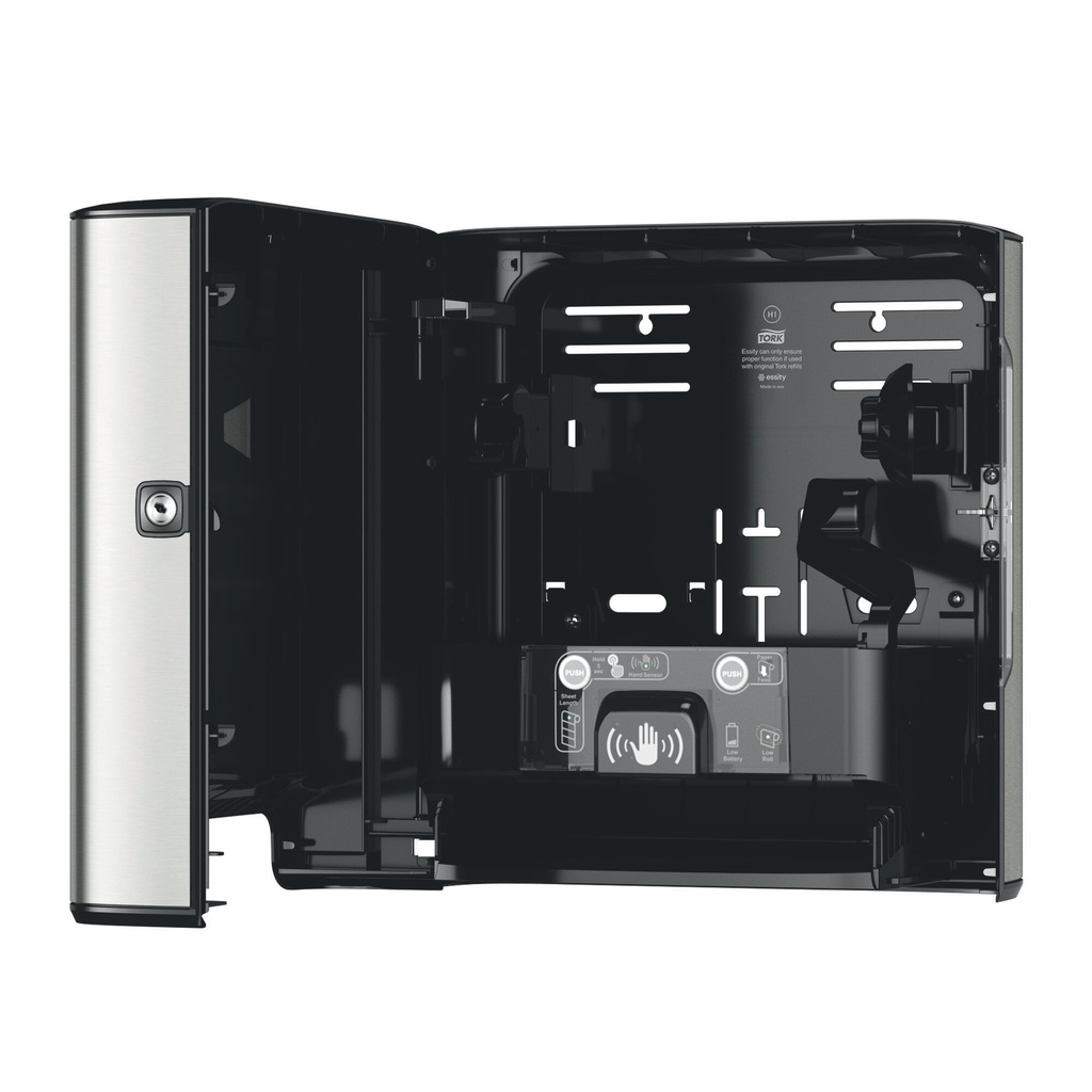 Distributeur Intuition Tork Matic pour Essuie-mains rouleau H1 acier