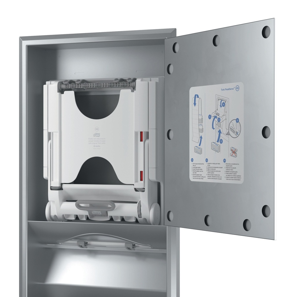Distributeur Tork PeakServe Adaptateur pour essuie-mains, armoire encastré H5 petit