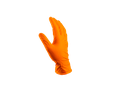 Gants Nitrile non poudré orange grip 8g