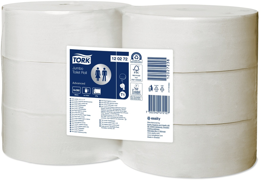 Pap. Wc Tork Edet Maxi Roll 2 Plis (T120272) T1