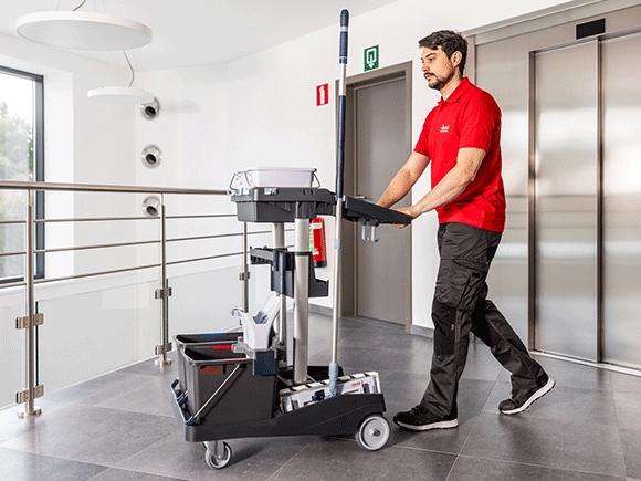 Chariot d'entretien Vileda VoleoPro StarterKit recyclé