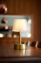 Lampe de table Duni LED Jay Gold 12,2x22cm