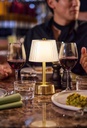 Lampe de table Duni LED Jay Gold 12,2x22cm