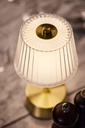 Lampe de table Duni LED Jay Gold 12,2x22cm