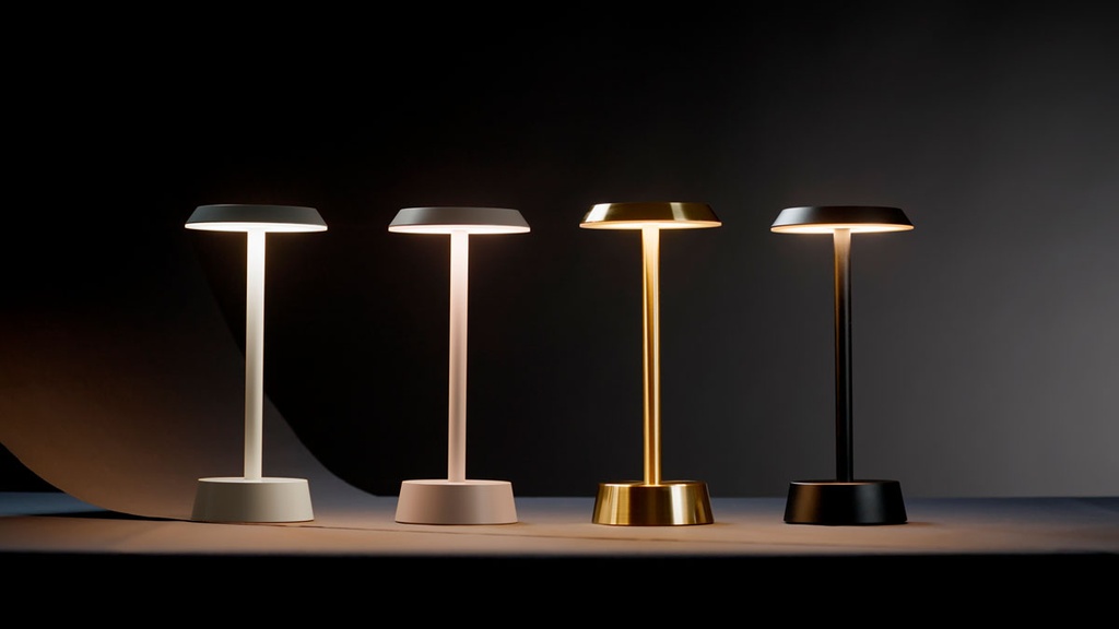 Lampe de table Duni LED Nour Sand 10,9x33cm