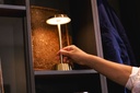 Lampe de table Duni LED Nour Laiton 10,9x33cm
