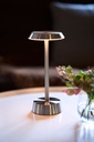 Lampe de table Duni LED Nour Argent 11,9x26,3cm