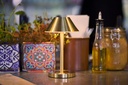 Lampe de table Duni LED Zelda Gold 12x21cm