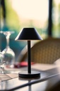 Lampe de table Duni LED Zelda Noir 12x21cm