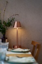 Lampe de table Duni LED Zelda Rose Gold 10,3x32cm