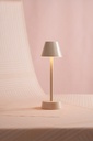 Lampe de table Duni LED Zelda Rose clair 10,9x33cm