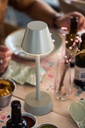 Lampe de table Duni LED Zelda Vert Pistache 10,9x33cm