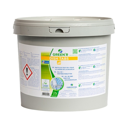 Vaatwastabletten Green'r Dish Tabs 150p
