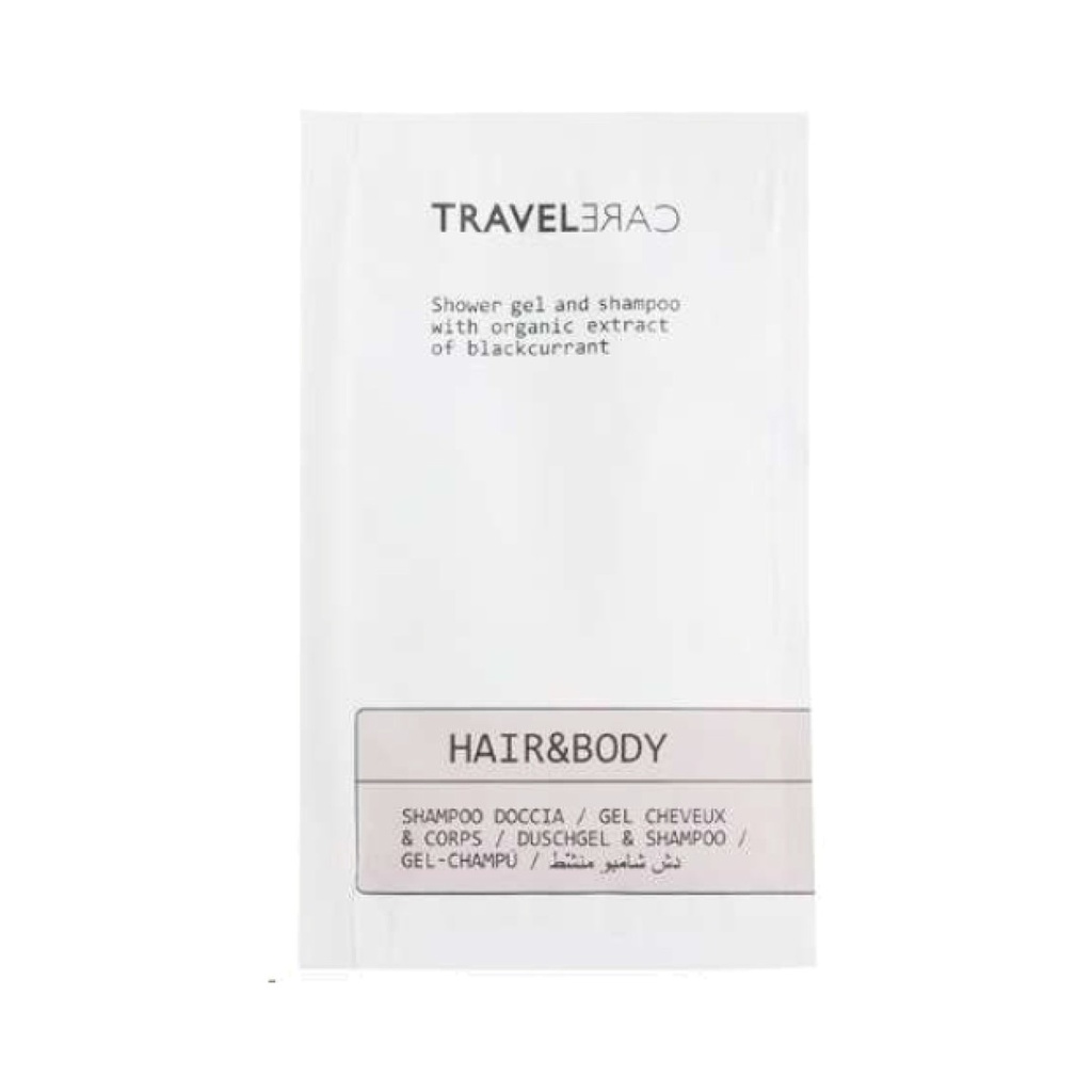 [1401] Gel cheveux et corps Travelcare 10ml