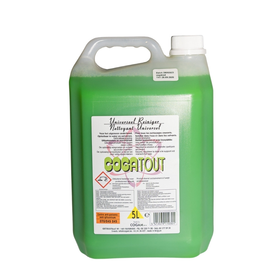 Cogatout liquide verte puissant dégraissant 5L