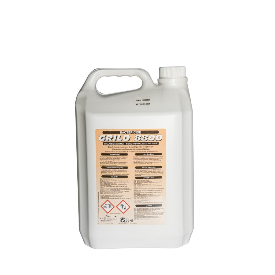 Grilo 8800 Lebensmitteldesinfektionsmittel 5L