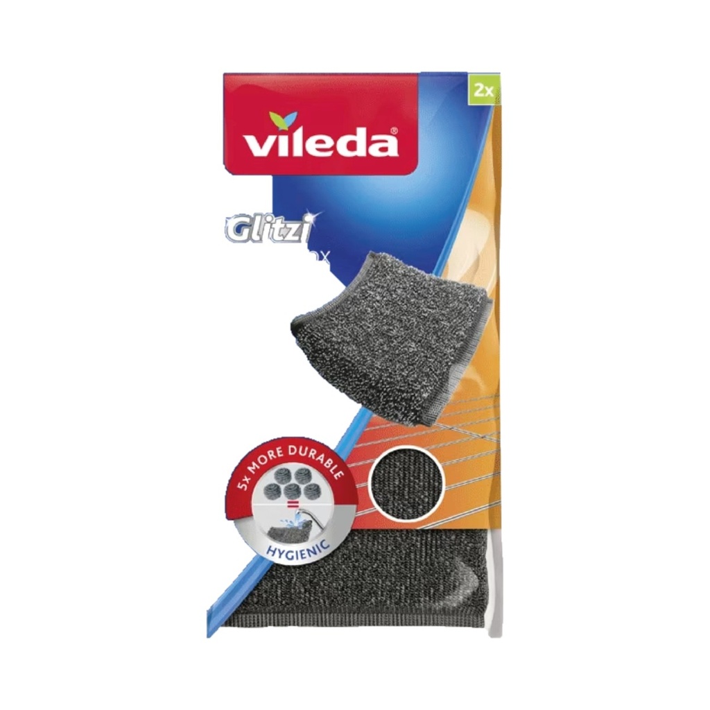[2042] Glitzi Power Inox Vileda metalen spons