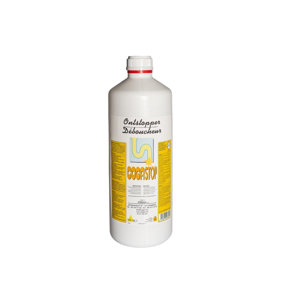 Cogastop industrial drain unblocker ultra-powerful 1L