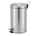 Matt stainless steel pedal bin 12L