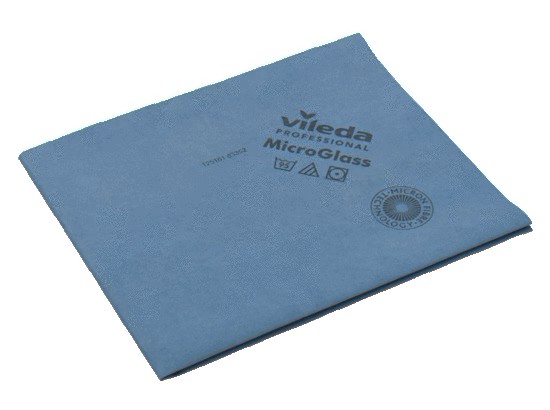 Lavette en microfibre non-tissée Vileda MicroGlass 60x40cm