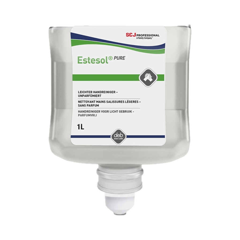 Estesol PURE recharge Nettoyant pour les mains – salissures légères 1L