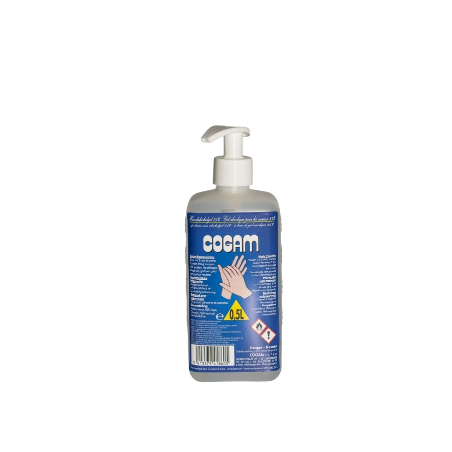 Cogam hydroalcoholic hand gel 500ml 