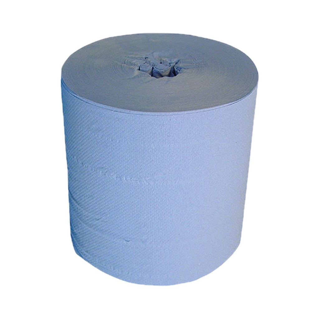 [4324] MIDI coreless wiping paper roll blue 2-ply 20cm 6x170m