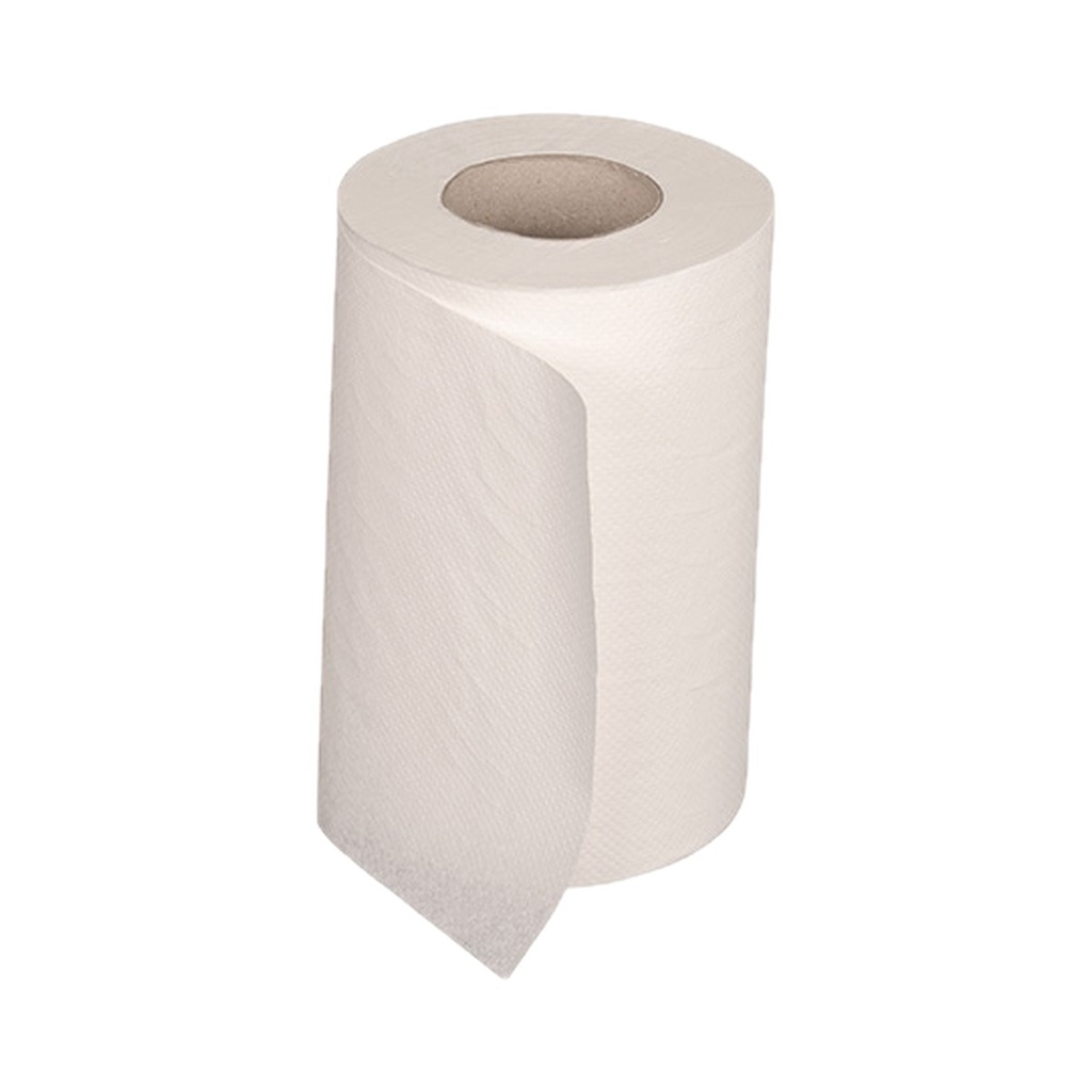 [4331] MINI wiping paper roll cellulose 1-ply 20cm 12x120m