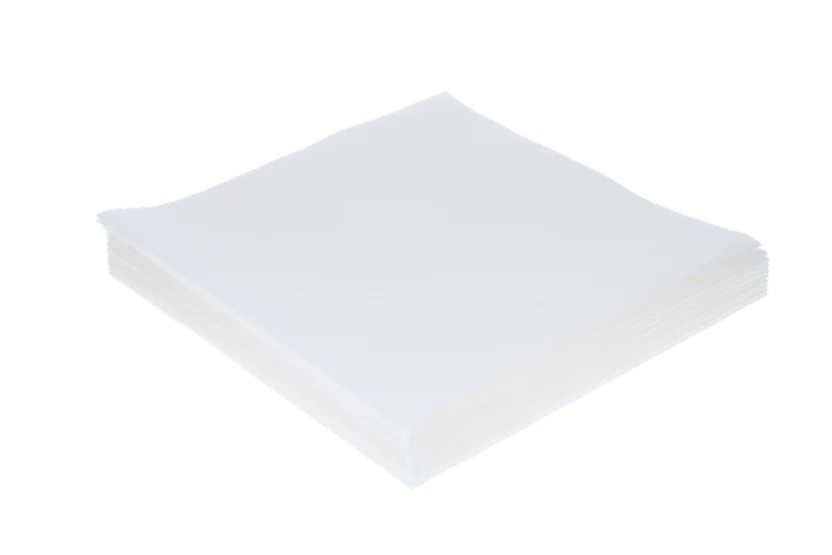 Servet Airwave 1/4-vouw 40x40cm papier wit