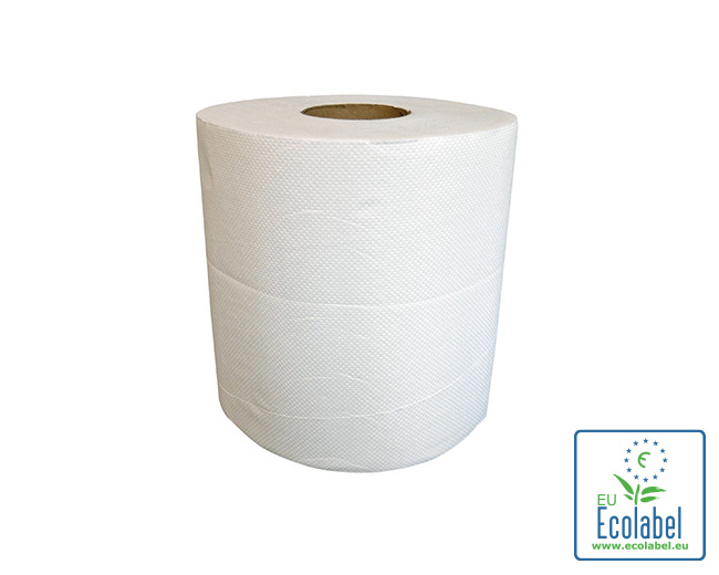 Putzrolle MIDI Zellstoff 2-lagig 18,6cm 6x87m
