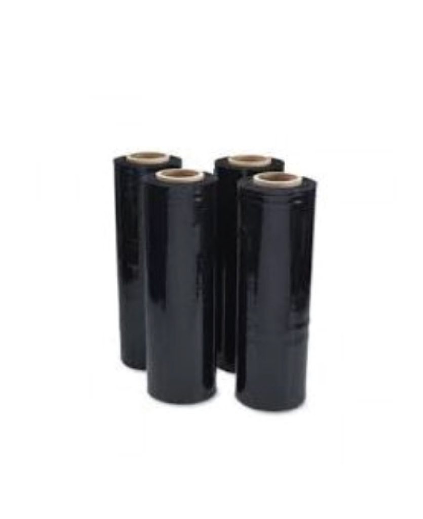 Black Palletizing Stretch Film 50cm x 270M 20µ 