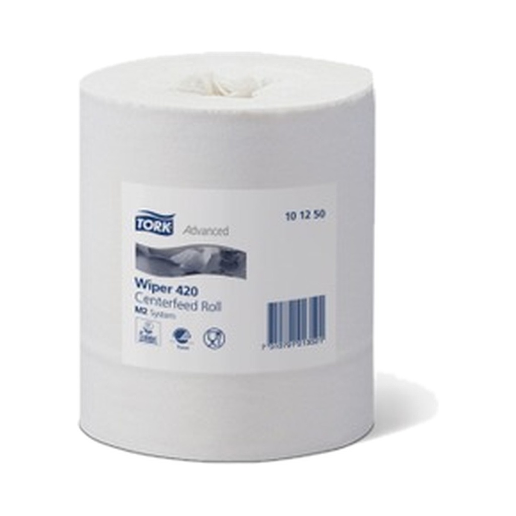 [10132] MIDI coreless wiping paper roll 2-ply 24,5cm 6x160m T101250 M2