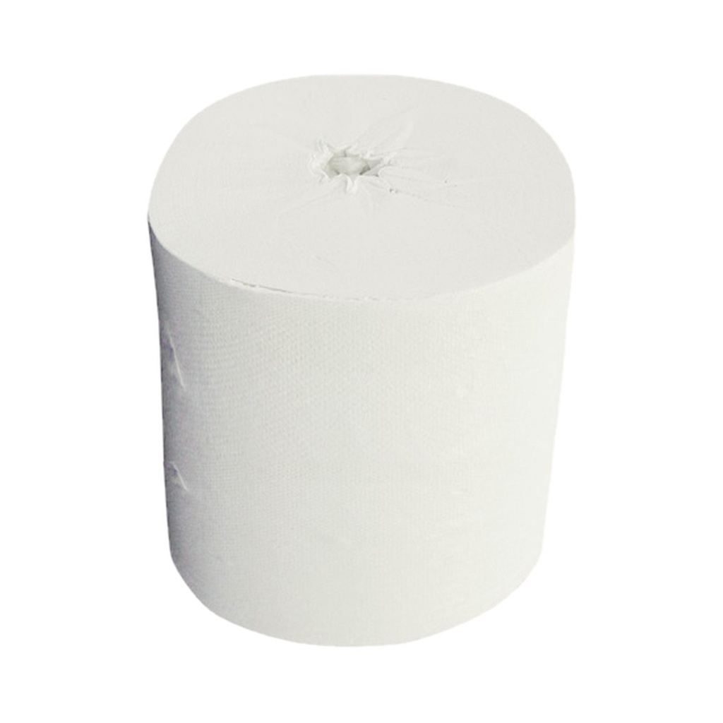 [10301] MIDI coreless wiping paper roll recycled 1-ply 22cm 6x276m