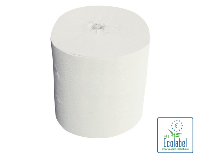 Rouleau essuie-tout MIDI sans mandrin recyclé 1 plis 22cm 6x276m
