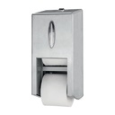 Distributeur Tork OptiServe double papier toilet T7 inox