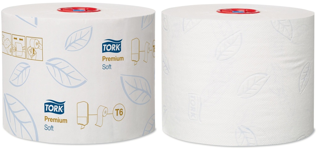 Papier toilette compact 2 plis 27x90m T127520 T6