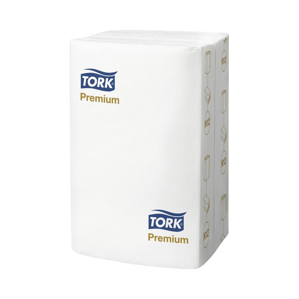 [11606] Serviette 2 plis 16x24cm Tork Justone papier blanc
