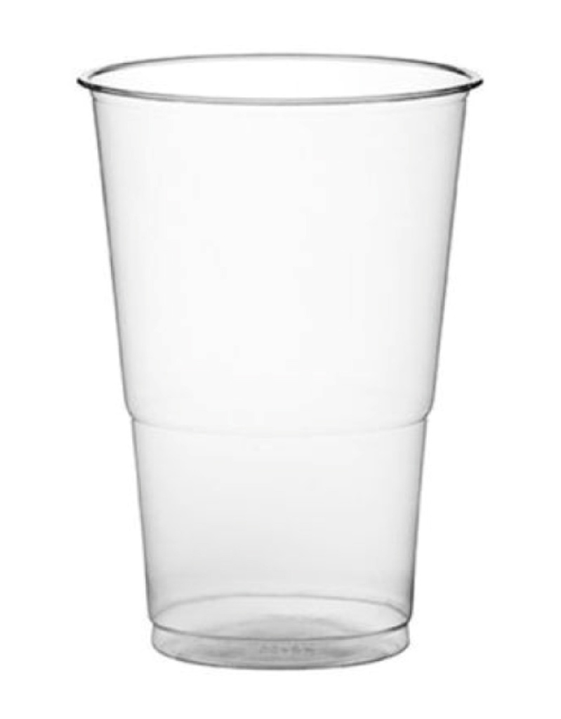 Becher 400cc 84mm PP transparent
