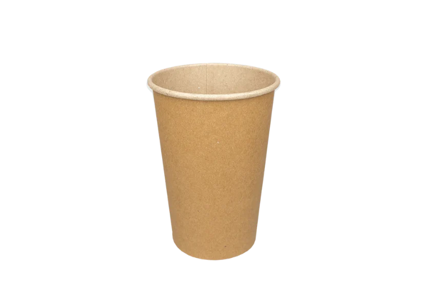 Coffee cup 180cc 7.5oz Ø73mm Kraft cardboard 25x100 