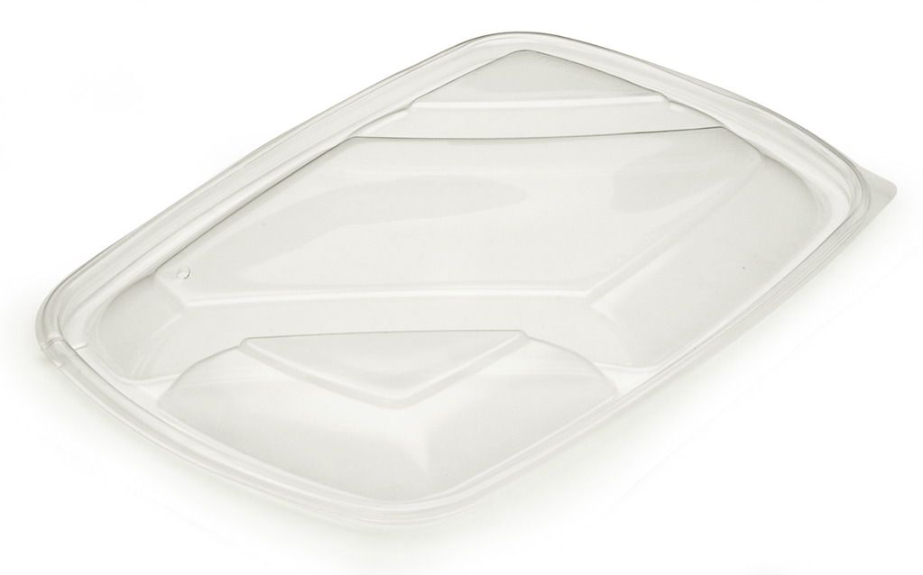 Couvercle 3 Compartiments Sabert Hotpack HOT52173 28x20x2cm