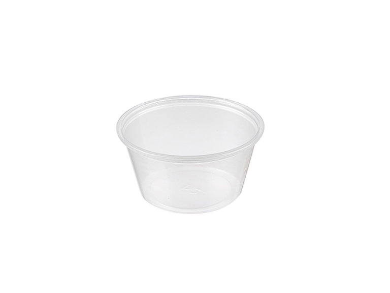 Sausbakjes WUR2 60cc Ø60x30mm transparant