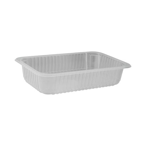 Rechthoekig bakje RPP transparant 1000cc Euroboxx 186x133x63mm