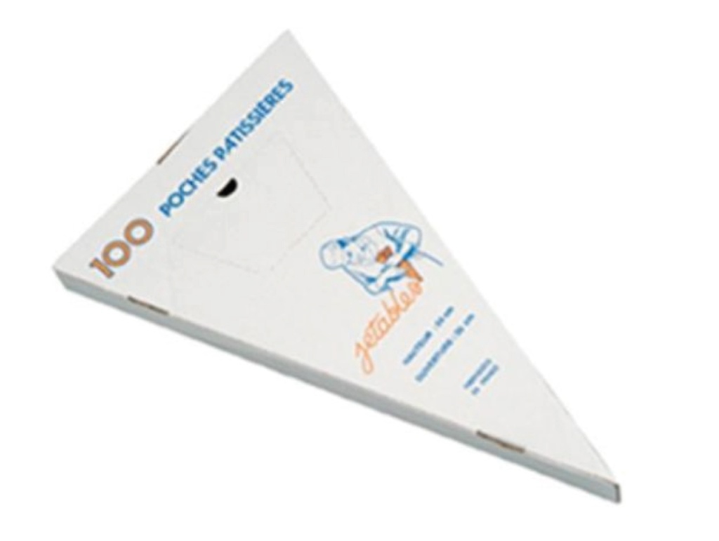 Piping bags 30x54 cm / 100 transparent LDPE