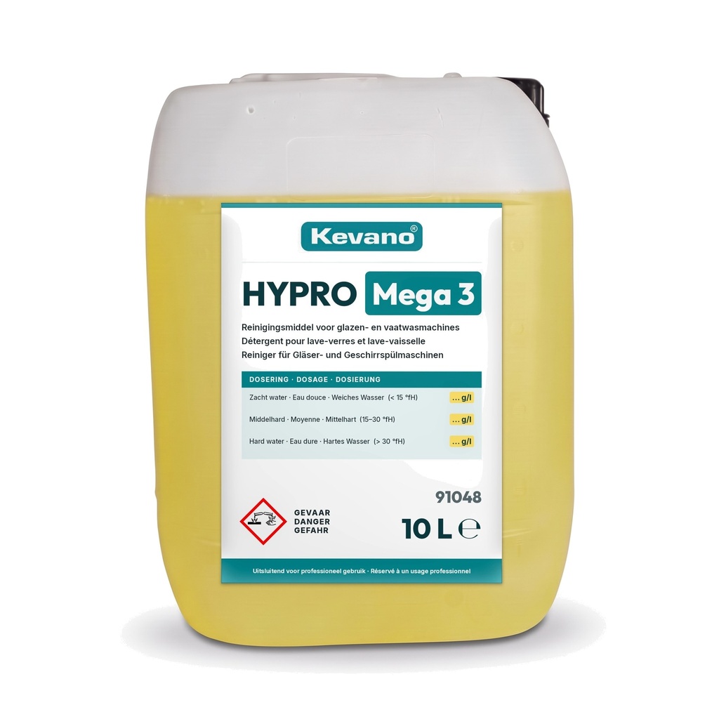 [91048] Kevano Hypro Mega 3 liquid for glasswashers special bar 10L