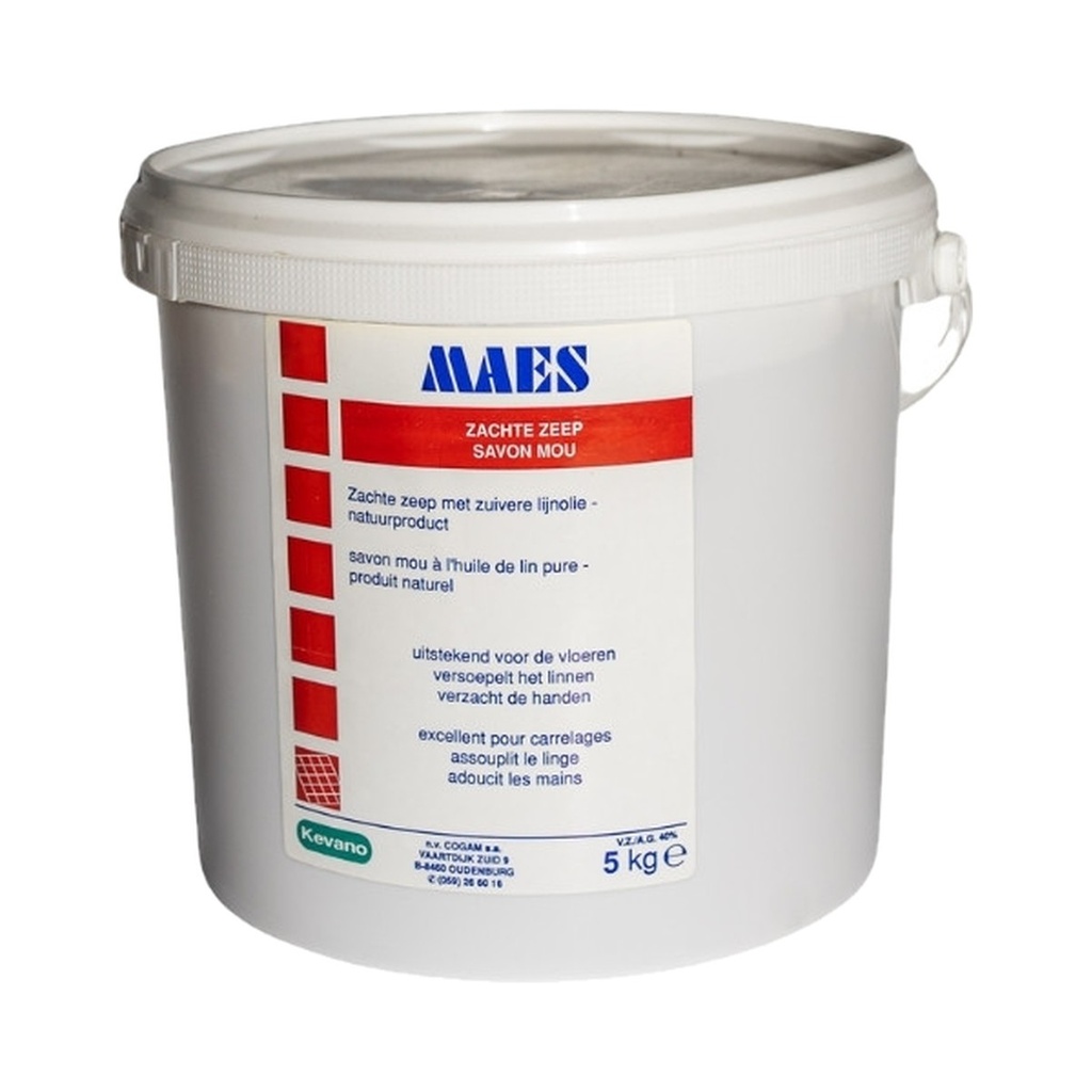 [94026] Zachte zeep lijnolie Maes 5kg