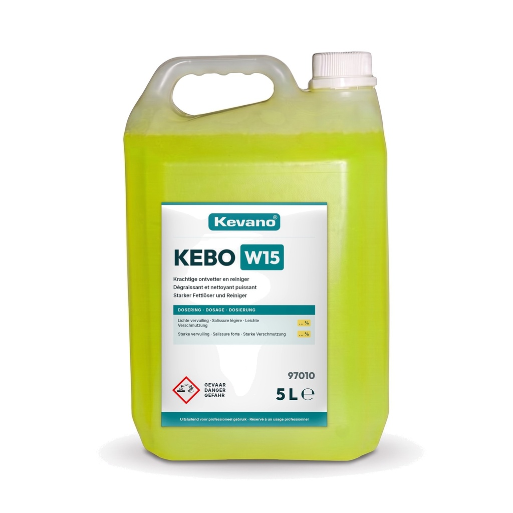 [97010] Kevano Kebo W15 degraissant et nettoyant puissant 5L