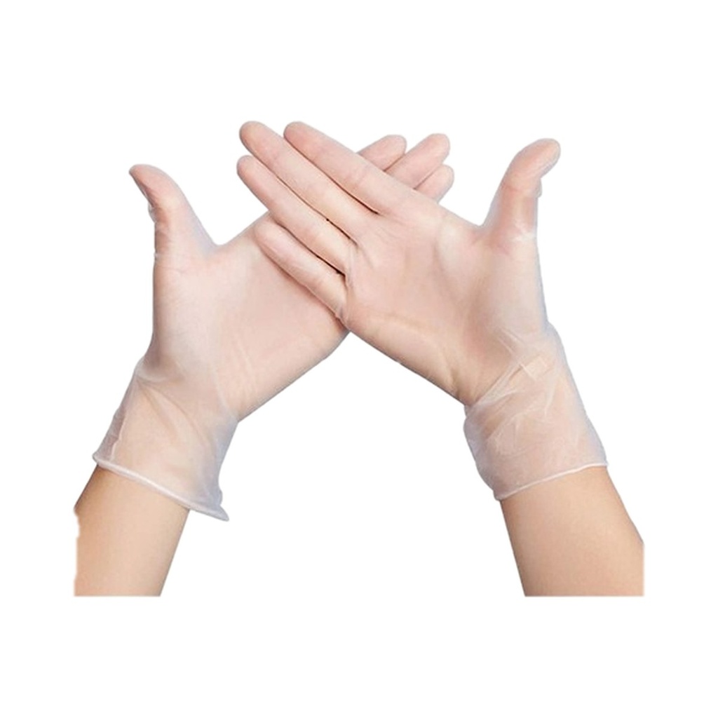 [3161S] Disposable powder-free vinyl gloves (S)